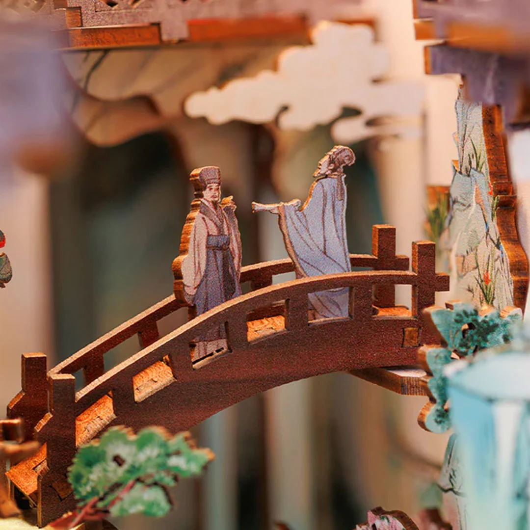 Su Dongpo's Life 3D Puzzle Book Nook Kit - Image 8