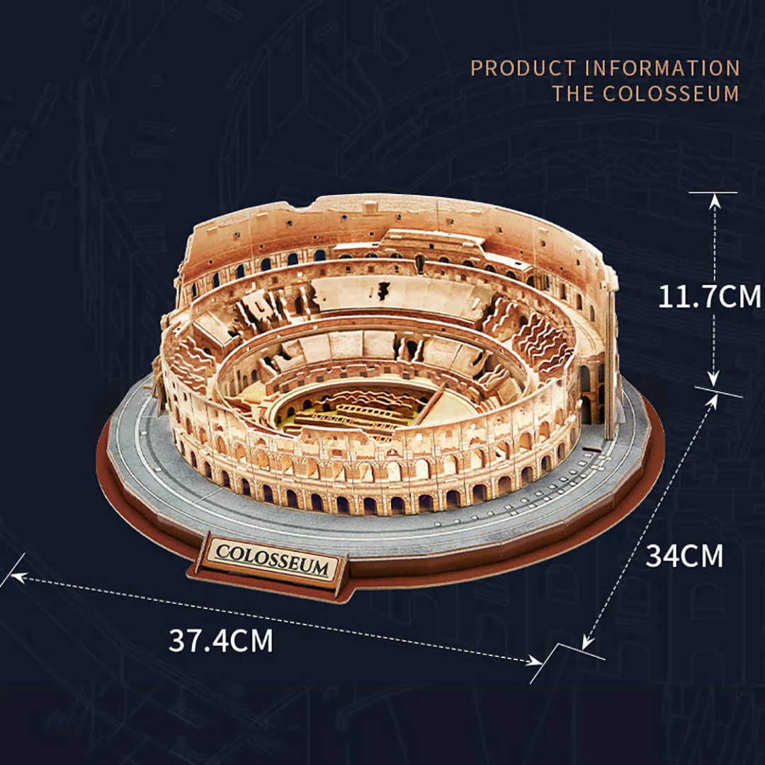 The Colosseum 3D Puzzle Model Kit - Image 9