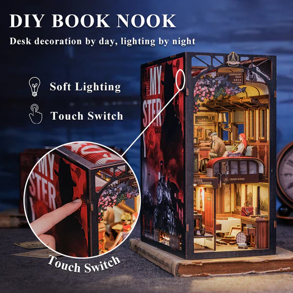 Train Mystery Case – DIY Book Nook Kit - Image 6